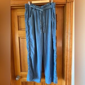 Knox Rose Blue Wide Leg Pants
